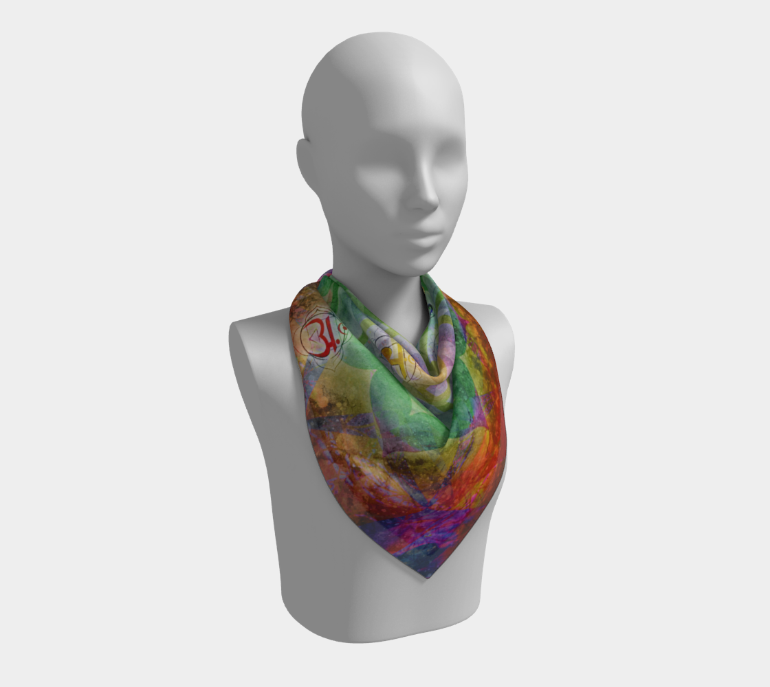 Chakra Alchemy Square Scarf