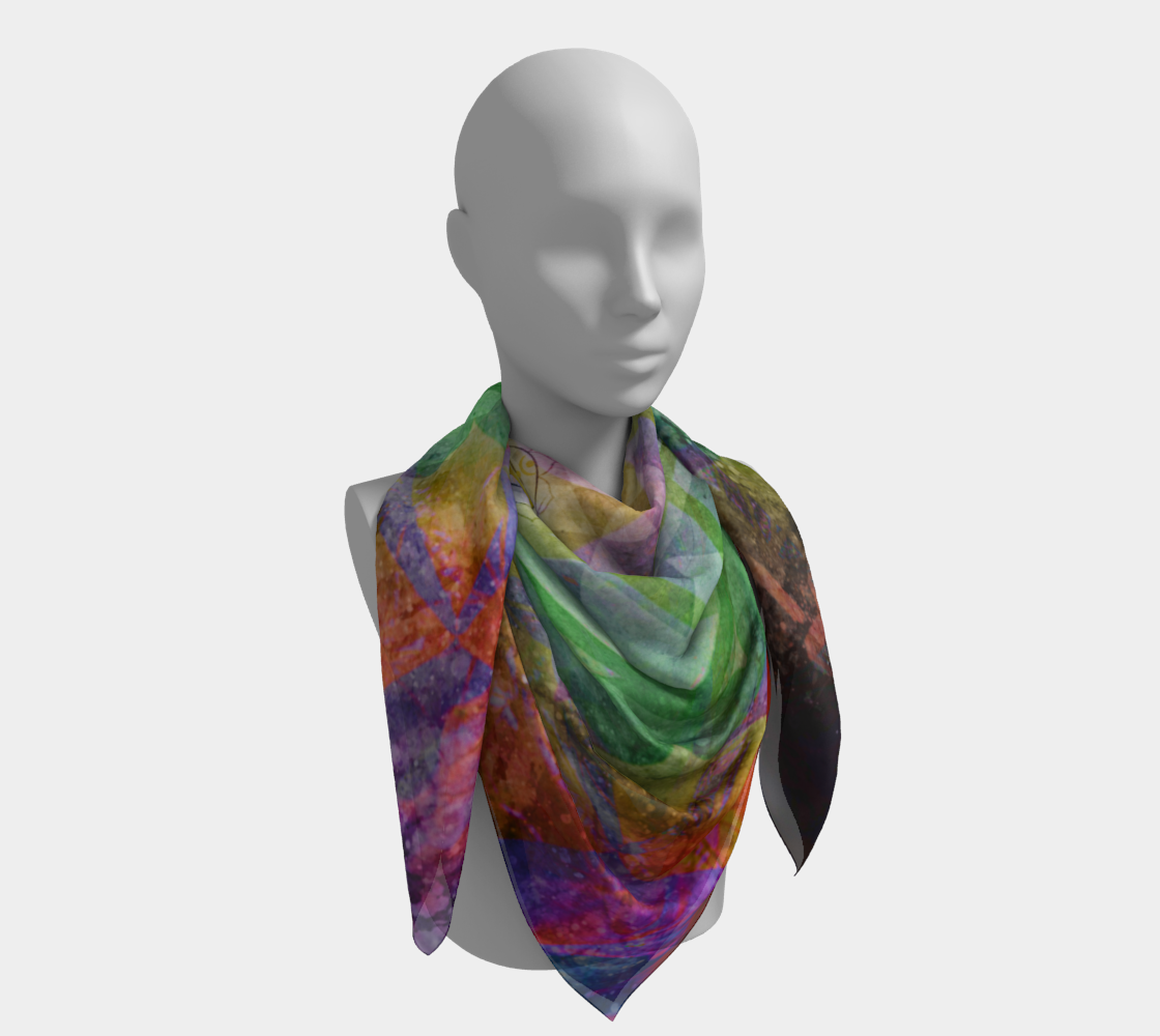Chakra Alchemy Square Scarf