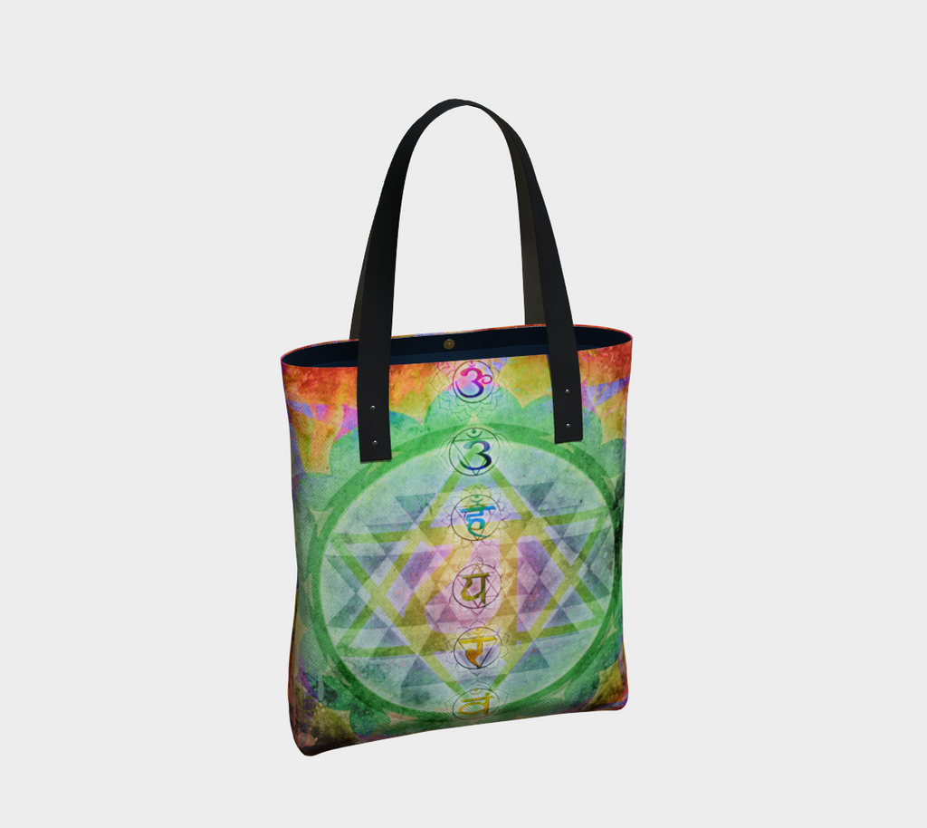Chakra Alchemy Lined Tote Shoulder Bag