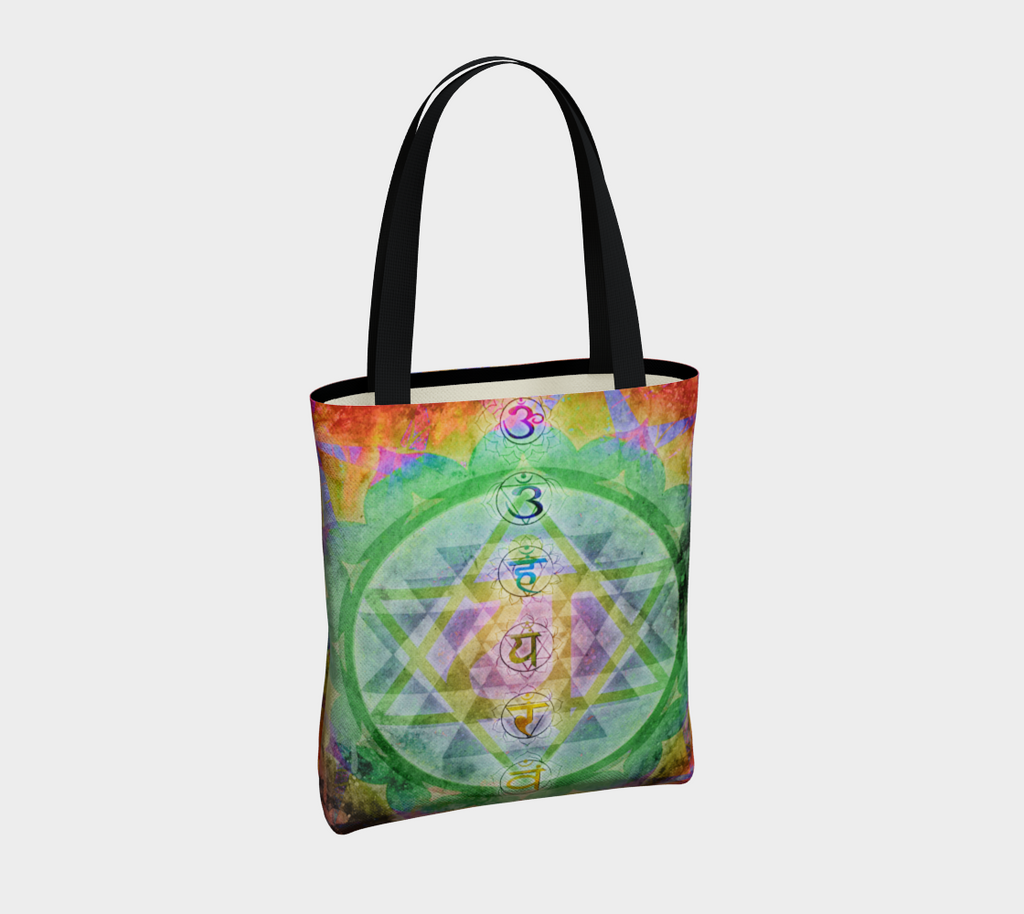 Chakra Alchemy Lined Tote Shoulder Bag