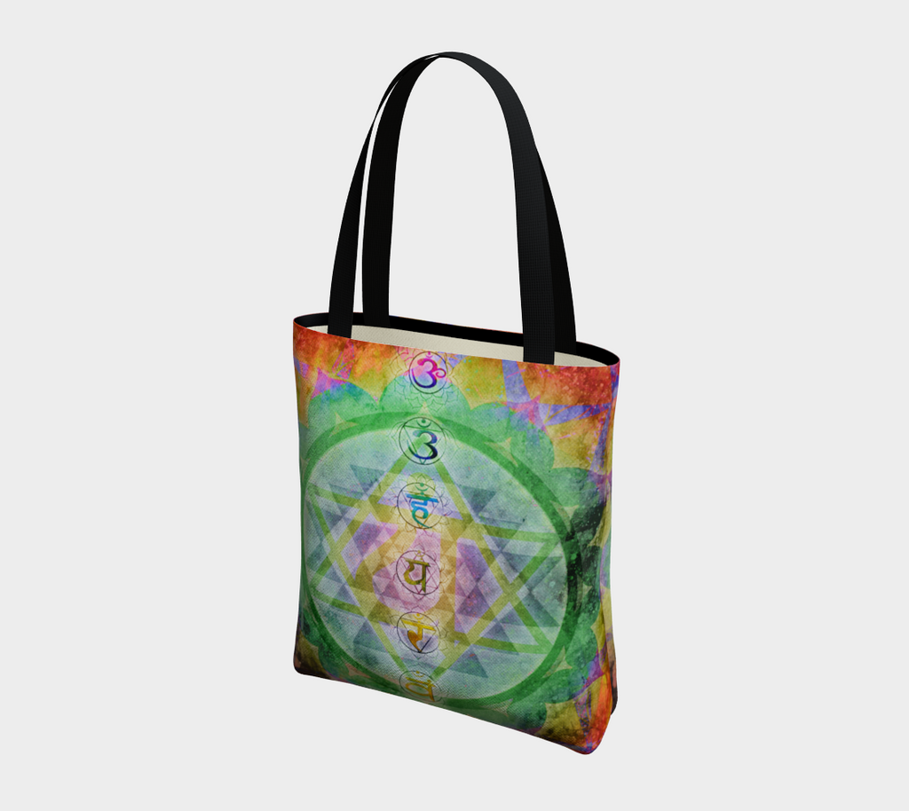 Chakra Alchemy Lined Tote Shoulder Bag