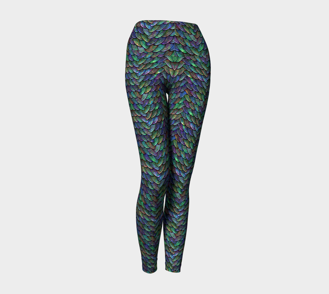 Mother of Dragons Rainbow Scales Yoga Leggings