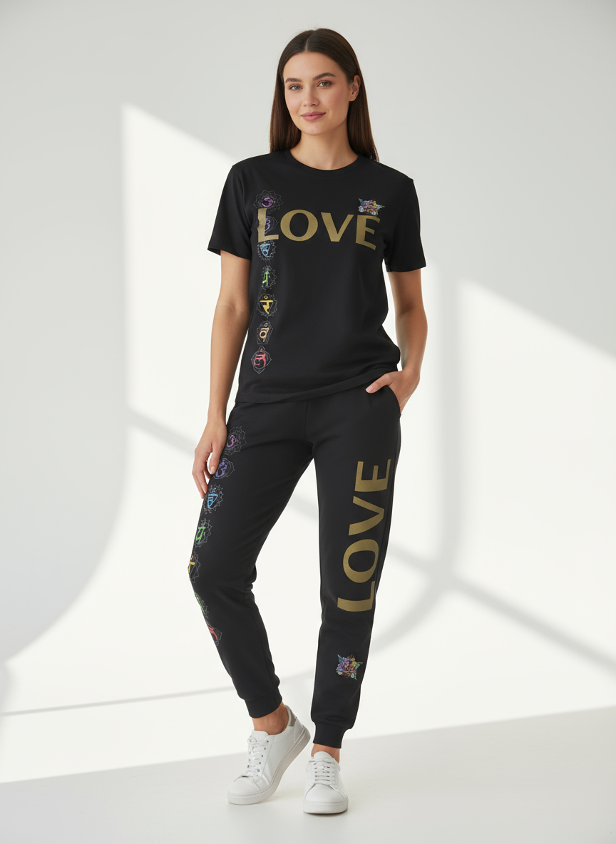 Spectral Energy Flows - Chakra LOVE Unisex Comfort T-shirt